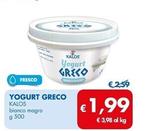 MD Discount Kalos yogurt greco offerta