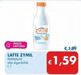 Parmalat latte zymil