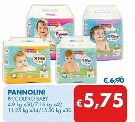 MD Discount Piccolino baby - pannolini offerta