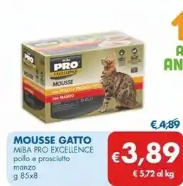 MD Discount Miba pro excellence mousse gatto offerta