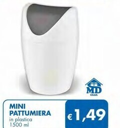 MD Discount Mini pattumiera offerta
