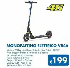 Monopattino elettrico vr46