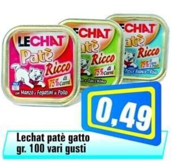 Punto Vigas Lechat patè gatto gr. 100 vari gusti offerta