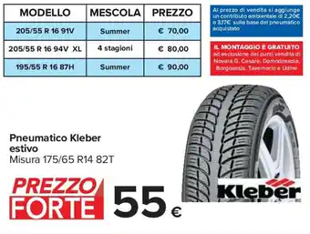 Kleber Pneumatico estivo