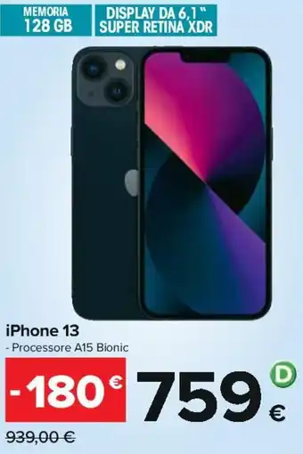 Carrefour Apple iPhone 13 offerta