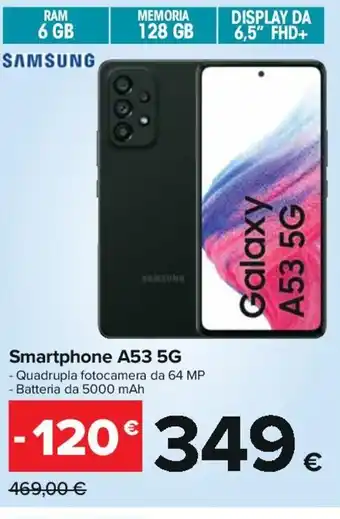 Carrefour Samsung Smartphone A53 5G offerta