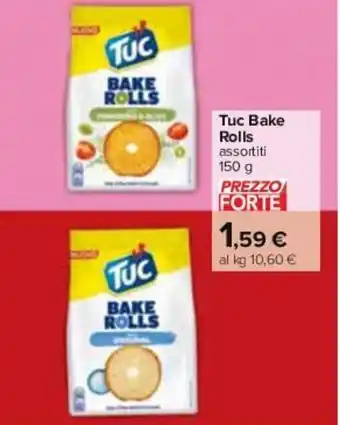 Carrefour Tuc Bake Rolls 150 g offerta