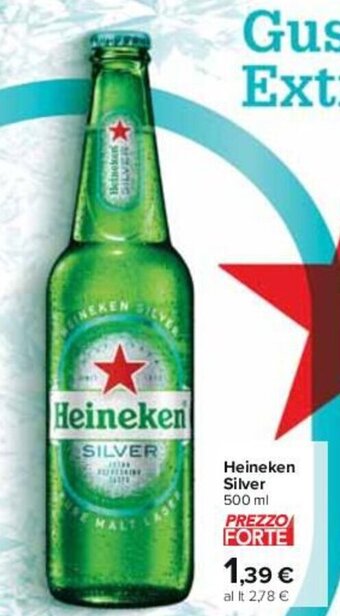 Carrefour Heineken Silver 500 ml offerta