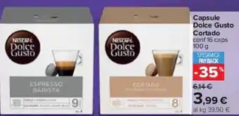 Carrefour Nescafé Dolce Gusto Capsule 16 caps 100 g offerta