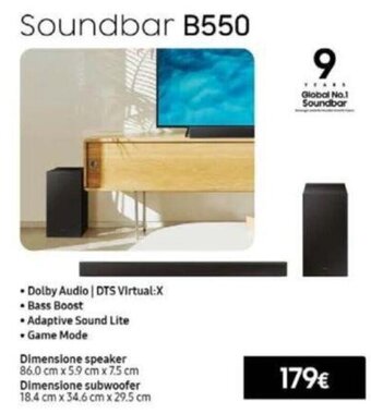 Expert Samsung Soundbar B550 offerta