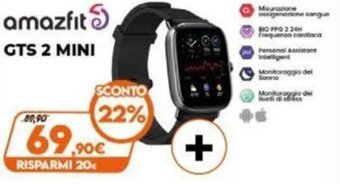 Expert amazfit GTS 2 Mini offerta