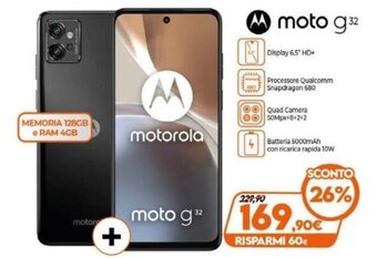 Expert moto g 32 offerta