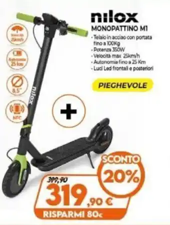 Expert nilox Monopattino M1 offerta