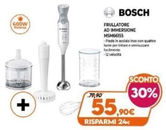 Expert Bosch Frullatore Ad Immersione MSM66155 offerta