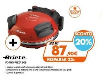 Expert Ariete Forno Pizza 909 offerta