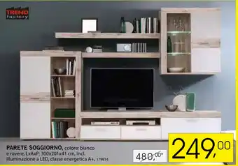 Dipo Arredamenti Trend factory Parete Soggiorno 300x201x41cm offerta