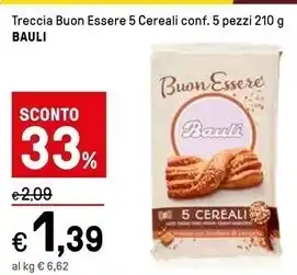 Iper La Grande Bauli treccia buon essere 5 cereali offerta