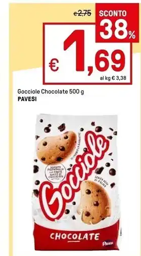 Iper La Grande Pavesi gocciole chocolate offerta