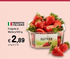 Iper La Grande Fragole di matera offerta