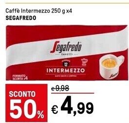 Iper La Grande Segafredo caffè intermezzo offerta