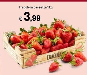 Iper La Grande Fragole in cassetta offerta