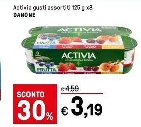 Iper La Grande Danone activia offerta