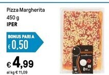 Iper pizza margherita
