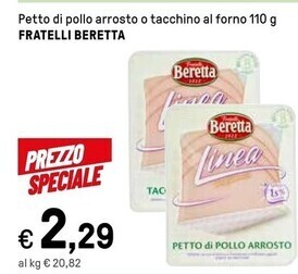 Iper La Grande Beretta petto di pollo arrosto o tacchino al forno offerta