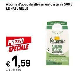 Iper La Grande Le naturelle albume d'uovo da allevamento a terra offerta