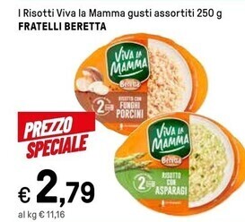 Iper La Grande Beretta i risotti viva la mamma gusti assortiti offerta