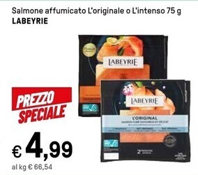 Iper La Grande Labeyrie salmone affumicato l'originale offerta
