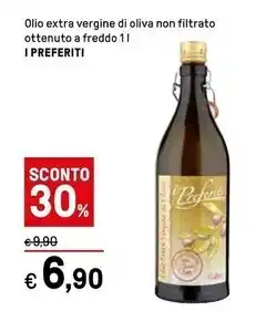 Iper La Grande I preferiti olio extra vergine di oliva non filtrato ottenuto a freddo offerta