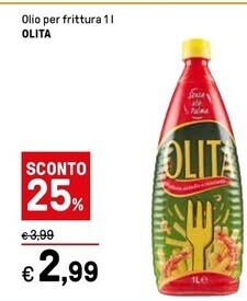 Iper La Grande Olita olio per frittura offerta