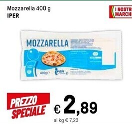 Iper La Grande Iper mozzarella offerta