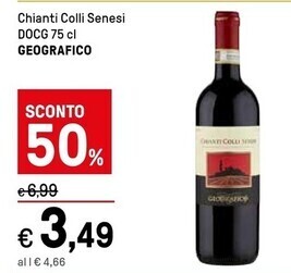 Iper La Grande Geografico chianti colli senesi docg offerta