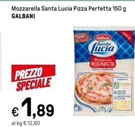 Iper La Grande Galbani mozzarella santa lucia pizza perfetta offerta