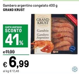 Iper La Grande Grand krust gambero argentino congelato offerta