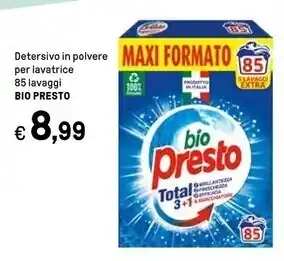 Iper La Grande Bio presto detersivo in polvere per lavatrice offerta