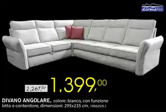 Dipo Arredamenti Dormaflex Divano Angolare 295x235cm offerta