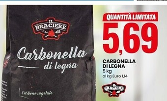 Eurospin Il braciere carbonella di legna offerta