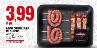 Eurospin Il braciere mini grigliata di suino offerta