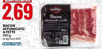 Eurospin Il braciere bacon affumicato a fette offerta