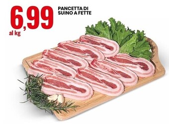 Eurospin Pancetta di suino a fette offerta