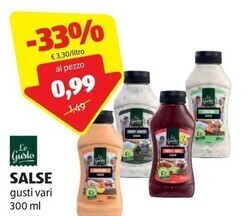 ALDI Le gusto salse offerta