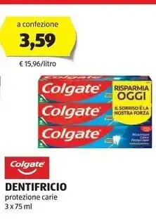 ALDI Colgate dentifricio offerta