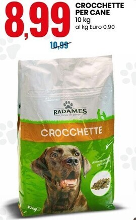 Eurospin Radames crocchette per cane offerta