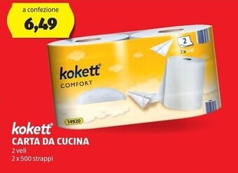 ALDI Kokett carta da cucina offerta