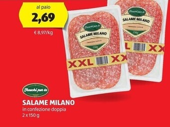 ALDI Freschi per te salame milano offerta