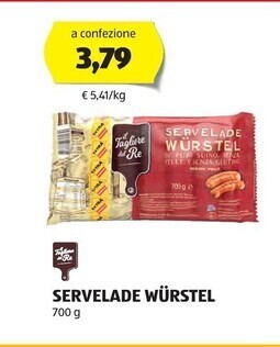 ALDI Il tagliere del re servelade würstel offerta