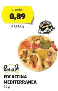 ALDI Pan del di focaccina mediterranea offerta
